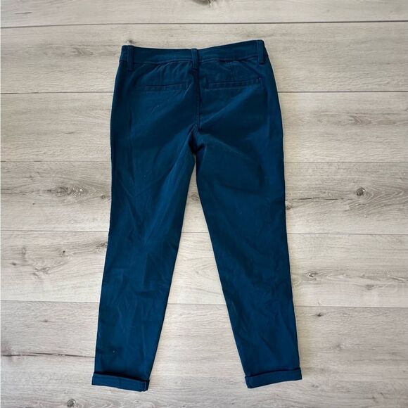 41 Hawthorne Rosabel Mid Rise Skinny Capri Cuffed Ankle Navy Stitch Fix 2P NWT - Picture 7 of 7